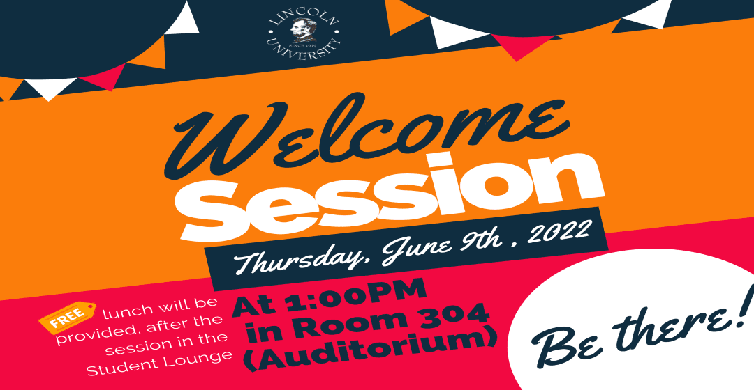 Welcome Session 2022